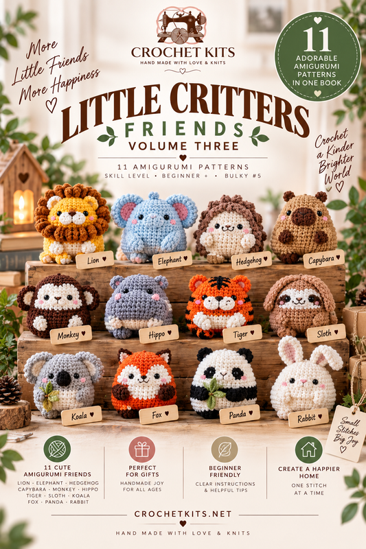 Little Critters Friends Volume 3 amigurumi crochet patterns