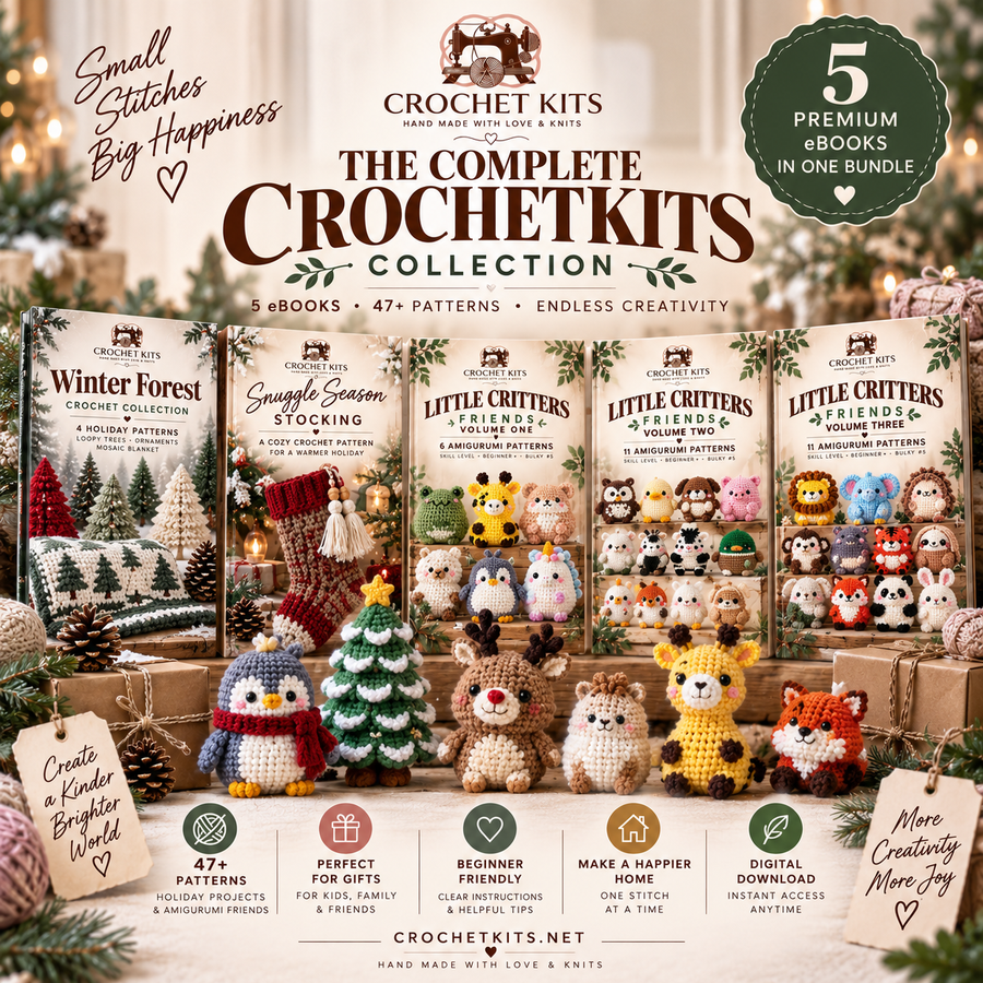Complete crochet ebook collection 33 patterns PDF