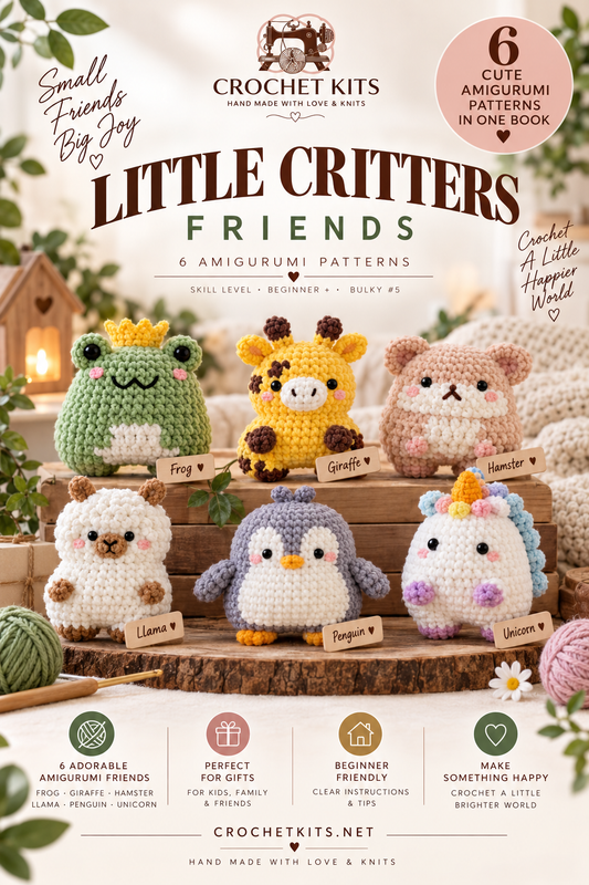 Little Critters Friends Volume 1 amigurumi crochet patterns