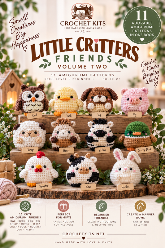 Little Critters Friends Volume 2 animal crochet patterns