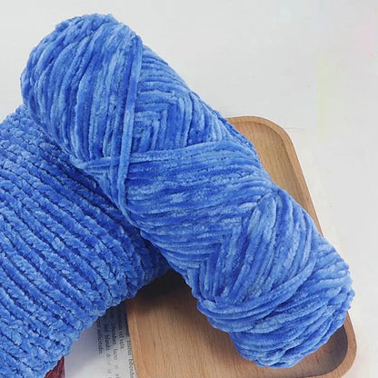 Chenille velvet yarn 95g for crochet blankets and baby projects