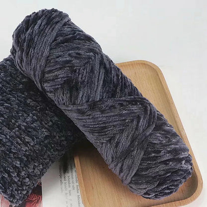 Chenille velvet yarn 95g for crochet blankets and baby projects