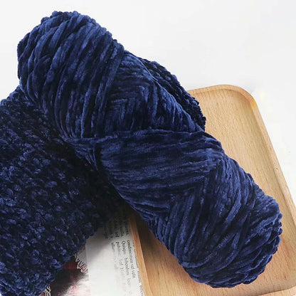 Chenille velvet yarn 95g for crochet blankets and baby projects