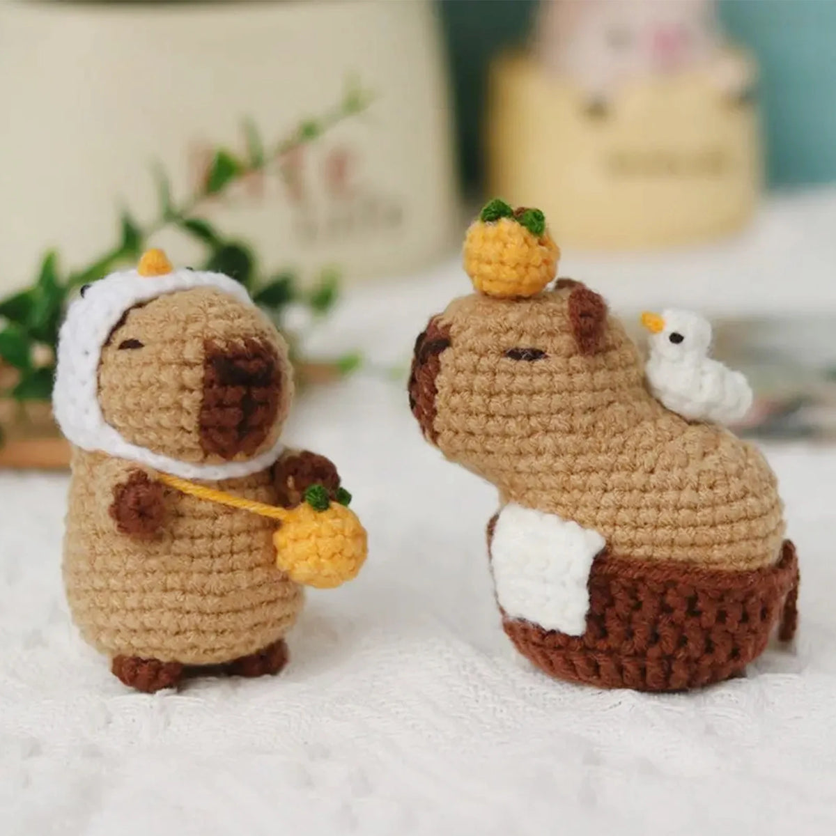 Capybara crochet kit for beginners complete DIY set